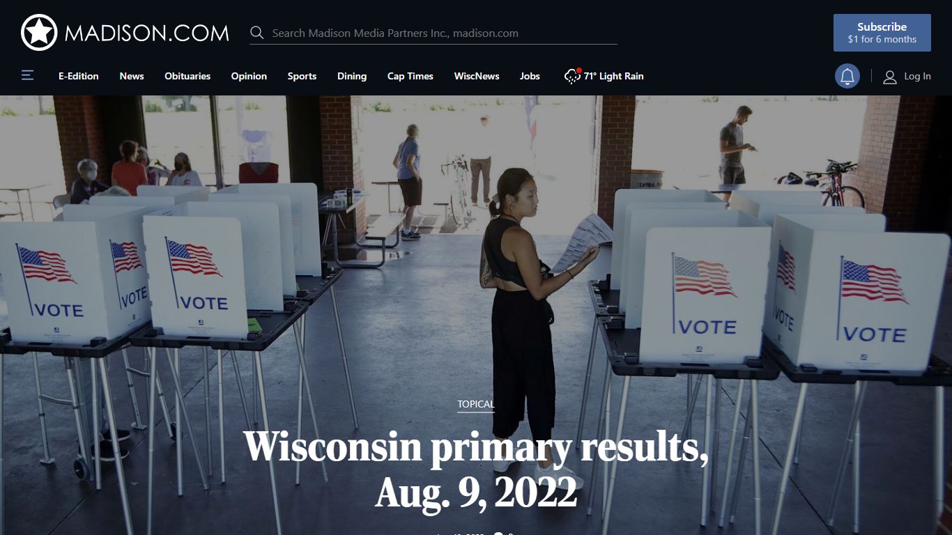 Wisconsin primary results, Aug. 9, 2022 | Local Government | madison.com